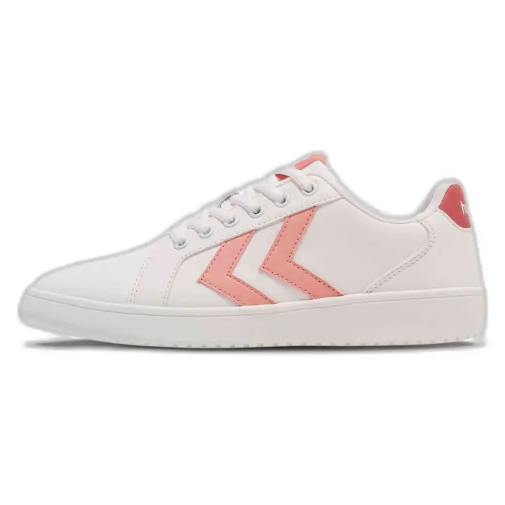 Zapatillas Hummel Derby Court para niñas en color blanco - 1