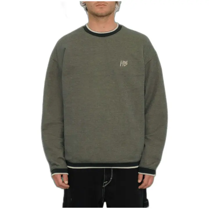 Sudadera Volcom modelo V Ent Hockey Dad Crew para hombre en color verde - 1