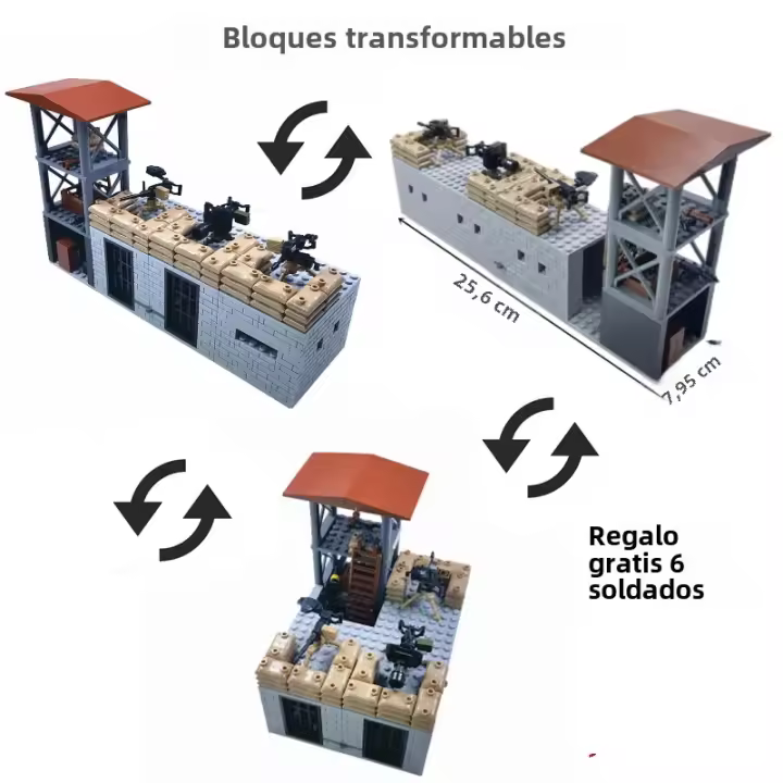 Bloques De Construcción Militares Alemanes WW2 Para Niños Compatibles Con Bloques De Soldados Transformables Regalo De Cumpleaños O Navidad Para Niños - 1
