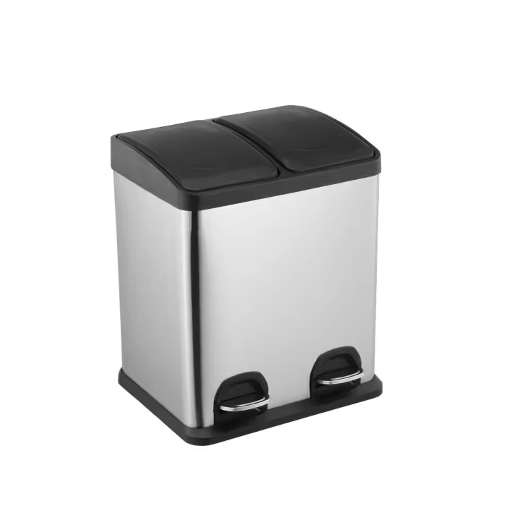 Cubo de Basura para Reciclaje Confortime Acero Inoxidable - 1