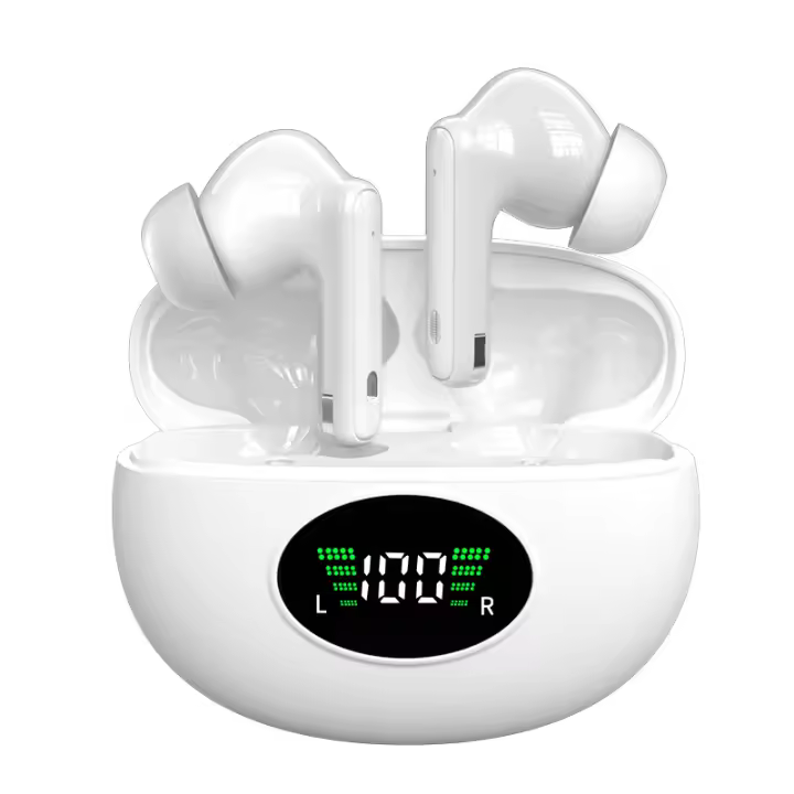 Auriculares inalambricos Bluetooth ANC reducción de ruido intrauditivos Batería de Lara duración auriculares de Llamada de Alta definición - 1