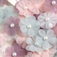 10/30/50Pcs Flores Artificiales Rosa Para DIY Vestido De Novia Decoración De Casa Boda Cumpleaños Regalo De Pasteles Accesorios - details 10