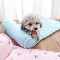 Rebordante Cama para Perros, coldante almohada para mascotas con cojeo, de Amistad de Seda Hielo, almohada - details 1