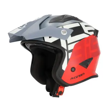 Casco Acerbis Jet Aria Graphic Gris/Rojo 22.06 0026602.295_1 - 1