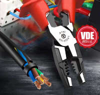 Alicates Aislados LAOA Con Punta De Agujas Y Corte De Alambre Crimpado Y Cortador De Cable Resistente a La Voltaje 1000V Para Electricista - details 1