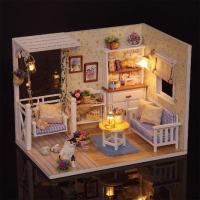 Maqueta puzzle House Room Mod3013 Puzzle Juguetes Puzzles 3D Hecho a Mano Miniatura Casa,Realistic Mini 3D Wooden House Room Juguete Hecho a Mano con Muebles Luces LED Navidad Cumpleaños Regalo de Boda - details 7
