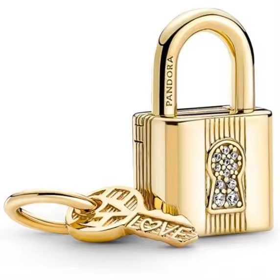 Pandora Moments - Colgante de herradura de oro de 14 quilates，Incluye Caja Original - 1