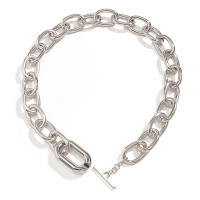 Collar Gótico Punk Vintage Para Mujeres Y Hombres Con Cadenas Gruesas Y Cierre OT Ingemark Joyería Steampunk Y Grunge - details 7
