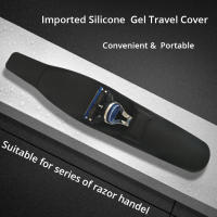 Estuche Portátil YUNCHi Para Máquina De Afeitar Cubierta Protectora De Silicona Para Mango De Cuchillo Manual De Afeitado Hombre - details 4