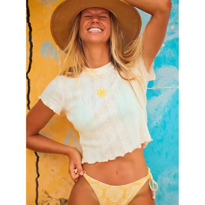 Camiseta Roxy Pointelle Baby - 1