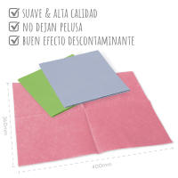 1 Unidades ECONÓMICO BAYETAS (Regalos, no se envían si se compran por separado), Paños Multiuso 40x36cm, Suaves, Absorbentes Y Resistentes A La Rotura. Indicadas Para Hogar, Cocina - details 2