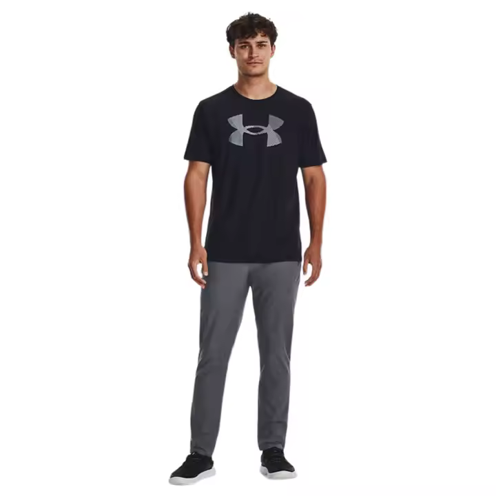 Camiseta de Manga Corta Under Armour Big Logo Fill para hombre en color negro - 1
