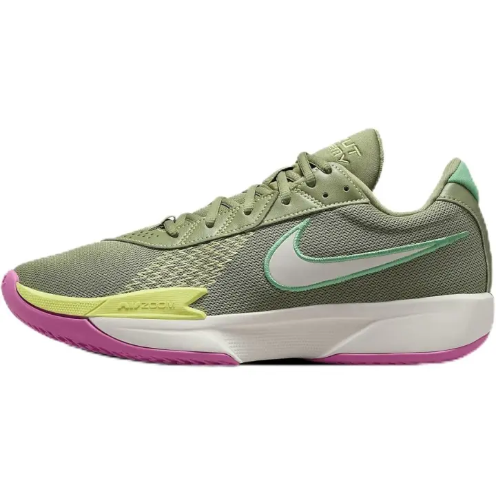 NIKE AIR ZOOM G.T. CUT ACADEMY FB2599 / 300 OIL GREEN/SAIL-SPRING GREEN ZAPATILLAS BALONCESTO HOMBRE - 1
