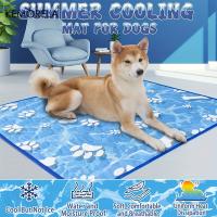 Almohadilla De Enfriamiento Para Perros Grandes KEMORELA Alfombrilla De Seda Hielo Auto-Enfriamiento Lavable Para Verano Cómoda Para Perros Y Gatos - details 0