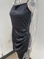 Vestido Corto De Color Sólido Con Encaje Y Tirantes Para Mujer Estilo Europeo Y Americano Verano 2024 Cierre Por Encima Polyester Slim Fit - details 11