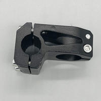 Aluminio Negro Aluminio Aleación Manillar 25.4mm/22.2mm Longitud 60mm Accesorios Bicicleta Manillar Exterior Partes 1 Pcs 200g - details 14