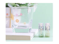 Cinta Decorativa Transparente 5 Rolls Autoadhesiva Impermeable Con Patrón De Margarita Para Decoración Del Hogar Y Manualidades - details 2