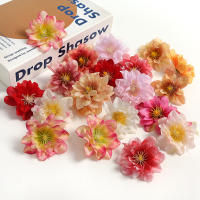 5/10Pcs Cabezas De Flores Artificiales 7cm Para Decoración De Hogar Jardín Boda DIY Guirnalda Regalo Accesorio Flores De Seda - details 2