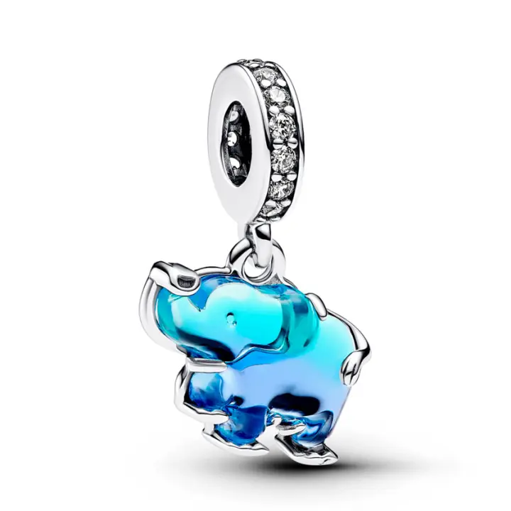 Pandora Charm Colgante de Cristal de Murano Azul 793339C01 , para Mujer - 1