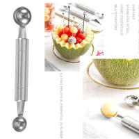 1PCS Herramienta Para Frutas Y Verduras Melón Scoop De Acero Inoxidable Herramienta DIY Para Hacer Bolas De Fruta Con Diseño De Sandía - details 5