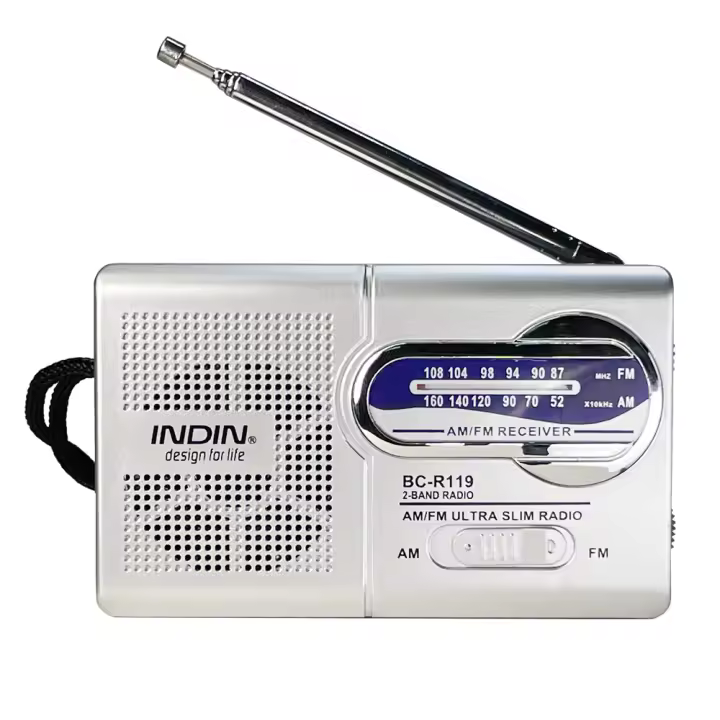 Radio AM/FM/SW portátil operado compatible con interior, exterior y Uso DE EMERGENCIA - 1