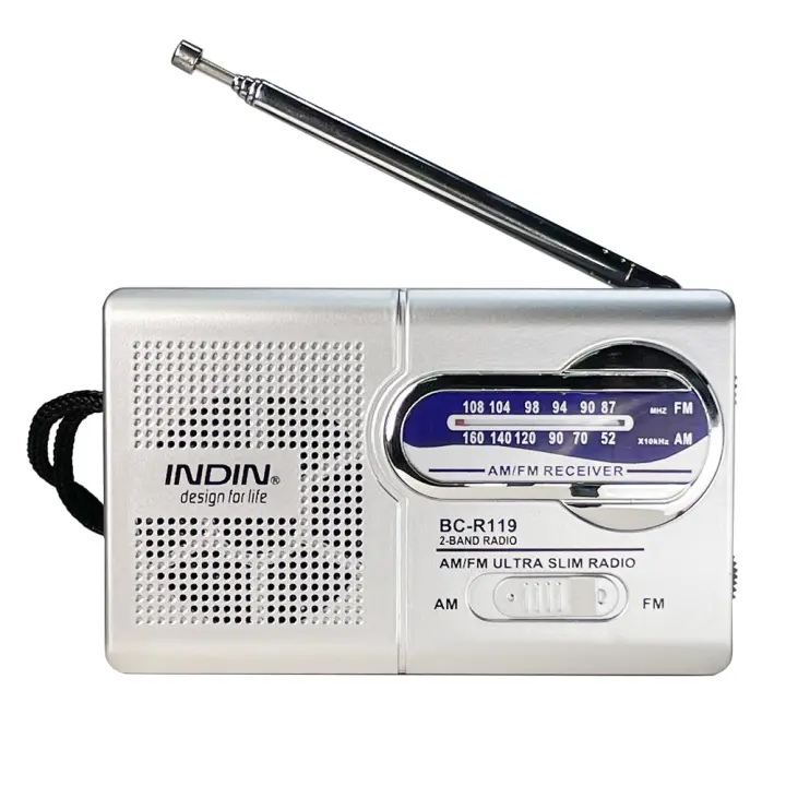 Radio AM/FM/SW portátil operado compatible con interior, exterior y Uso DE EMERGENCIA - 1