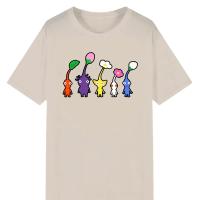 Camiseta Kawaii Pikmin Para Hombre Camiseta Harajuku Divertida Con Dibujos Animados Gráficos Transpirable Y Cómoda Para Verano Talla Oversize - details 9