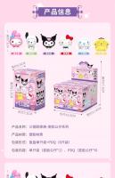 Muñeca De Acción Sanrio Kawaii HelloKitty Kuromi Cinnamoroll My Melody Figura De Anime Para Niños Regalos De Tys Cambio De Cara - details 9