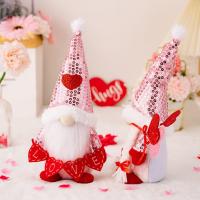 Gnomos De Encaje Para Día De San Valentín Decoraciones De Elfos De Terciopelo Mr Y Mrs Decoración Nórdica Hecha a Mano Para El Hogar - details 3