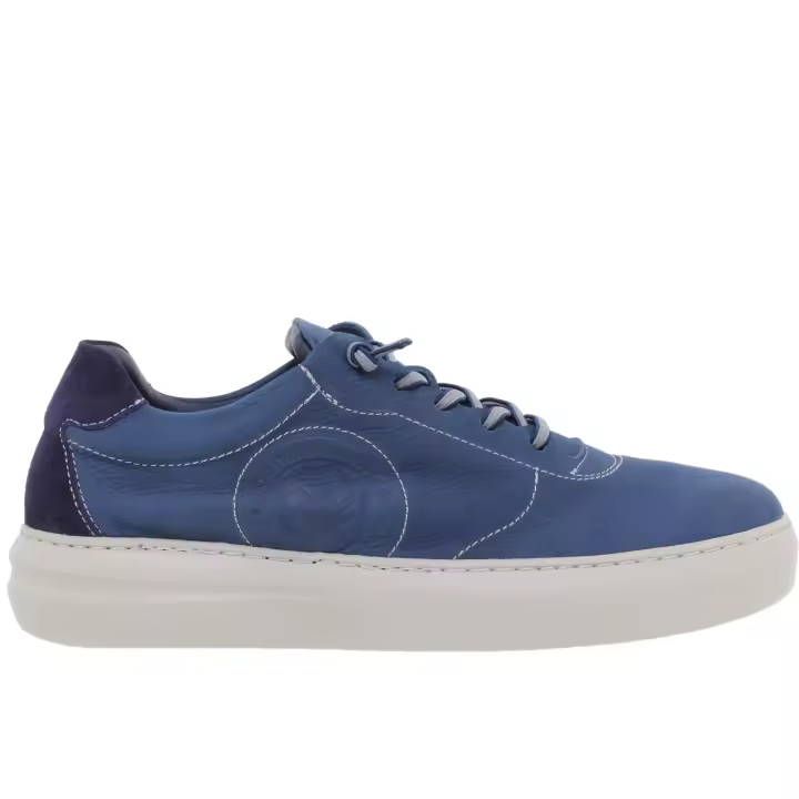 EXODO Zapato Casual Hombre Azul Ultraligero Piso Sintético - 1