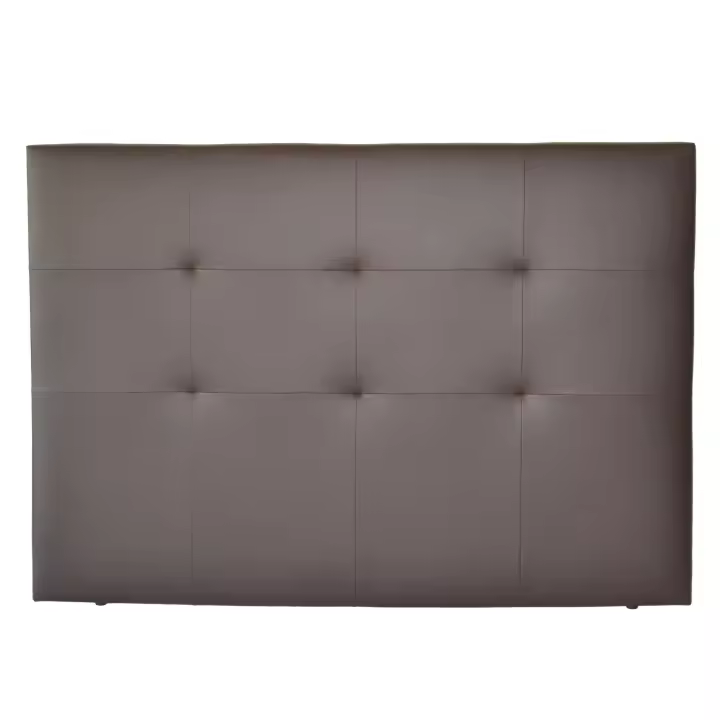 Cabecero Anais de Polipiel para Cama Matrimonio en color Marrón 165,5 x 118 cm - 1