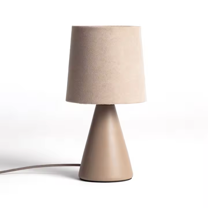 LEDKIA LIGHTING - Lámpara de Mesa Cerámica Artzai | Elegante y Versátil | Base de Cerámica | Tamaño Compacto 25x13 cm | Pantalla de Tela Suave, Verde Oliva, Cerámica - 1