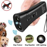 Repelente Ultrasonido Para Perros Portátil Con Indicador LED Y Correa Dispositivo De Entrenamiento Para Mascotas Anti Ladrar - details 5