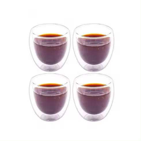 Set 4 Vasos doble Cristal de 150 ml - 1