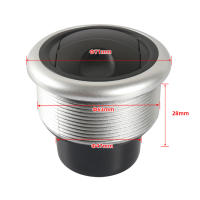 Deflektor De Ventilación De Aire Acondicionado Para Tablero 71mm ABS Negro Para Coche Caravana Camper RV Bus Salida De Aire De Condensador - details 3