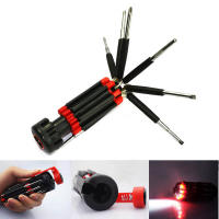 Juego De Destornilladores Portátil 8 En 1 Con 6 Luces LED Cruzadas Y Phillips Herramientas Profesionales Para Reparación DIY - details 6