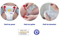 Dodot Pañales Bebé Pants Talla 4 (9-15 kg), PACK DE (33,66, 99, o 132) Pañales, Pañal-Braguita con Ajuste 360° Anti-Fugas, Pack Mensual - details 3