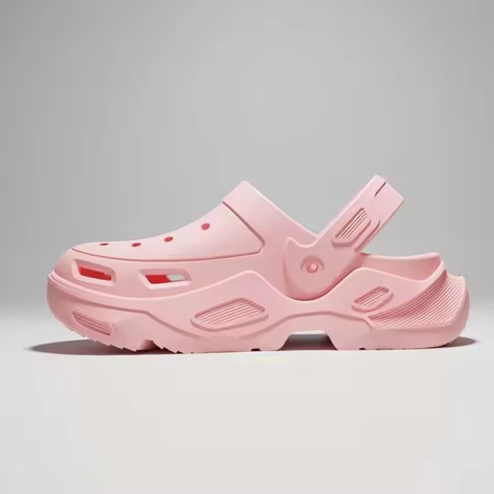 Sandalias De Plataforma Para Hombres Y Mujeres Antideslizantes Impermeables Confortables Con Tacón Medio Para Exterior - 1