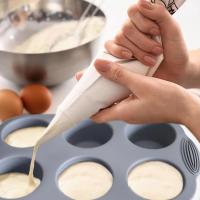 Banja de hornear de silicona antiadherente para muffin, cupcakes, brownies y Mora, 3 Colores, 6 cavidades - details 1
