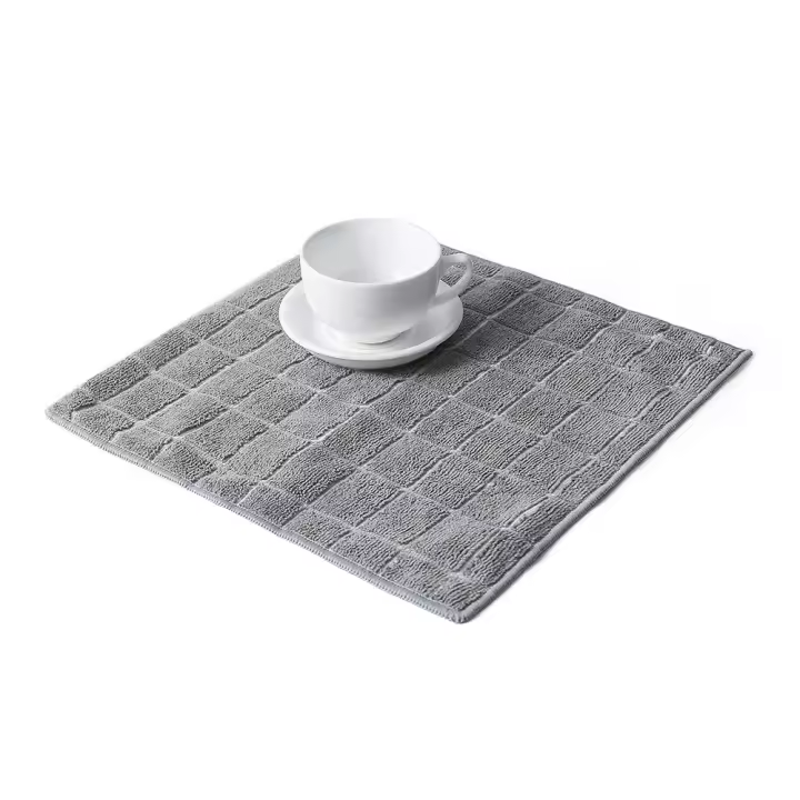 Toalla de mano 35x35 cm, paño de cocina de microfibra, toalla de Doble espesor, absorbente y sin Pelusa - 1