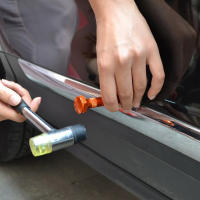 Kit De Reparación De Aros Sin Pintura 9 Cabezas Herramientas De Reparación De Choques Para Eliminación Y Terminación De Aros Metálicos En El Cuerpo Del Automóvil - details 5