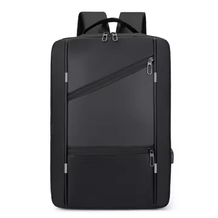 Mochila Impermeable para Hombre, Morral Antirrobo con Luz Trasera, Informal, Bolsa de Viaje, Ordenador Portátil de 15.6 Pulgadas, Accesorio de Negocios - 1