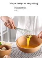 Juego De 12 Piezas De Utensilios De Cocina Ecológicos Con Mango De Madera Y Silicona No Adherente Resistentes Al Calor Espátula Y Cuchara Para Sartén - details 5
