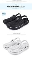 Zapatillas De Taconete Bajo Para Hombre Sandalias De Cierre Inyectado EVA Zapatos De Jardín Y Playa Para Verano Couplet - details 20