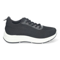 Davinia Shoes Zapatilla Deportiva de Mujer, Diseño Moderno Planos, Comodos, Adornos con Perforaciones, Punta Redondeada y Cierre de Cordones para Todo Uso. Shoes&Blues.es VRA-682-Negro - details 1