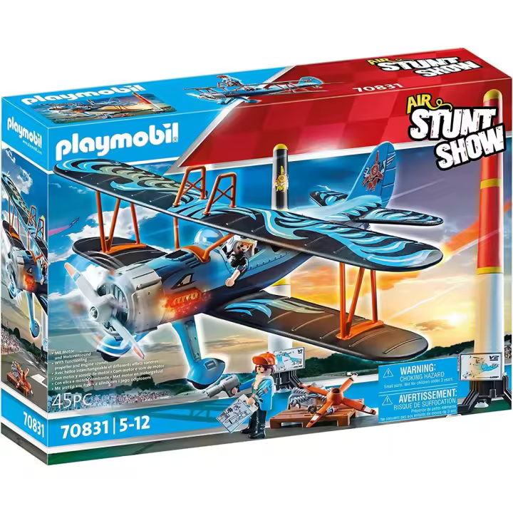 Playmobil stuntshow biplano phoenix - 1