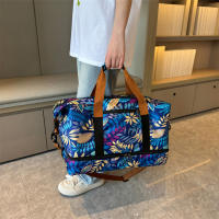 Bolsa De Gimnasio De Viaje Portátil Para Hombres Y Mujeres Bolso Cruzado De Hombro Con Mano Para Exterior Duffel Weekender Yoga Bolsa De Secado Seco Y Húmedo Separación Para Deportes De Entrenamiento - details 33