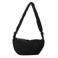 Bolso De Mano Plegable Para Mujer Con Gran Capacidad Y Cierre De Cremallera Estilo Casual Bolsa De Hombro Con Capa De Algodón Acolchado Bolsa Mensajera Moda - details 3