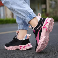 Zapatillas De Niñas Casuales En Color Rosa Cómodas Y Transpirables Zapatos Deportivos Planos Para Niñas Con Suela De EVA Tela De Malla Y Cuero - details 12