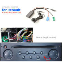 Módulo Bluetooth Para Coche Con Entrada AUX in Adaptador De Música MP3 Handsfree Mini ISO 6Pin Y Cable AUX Para Renault Megane Scenic - details 3